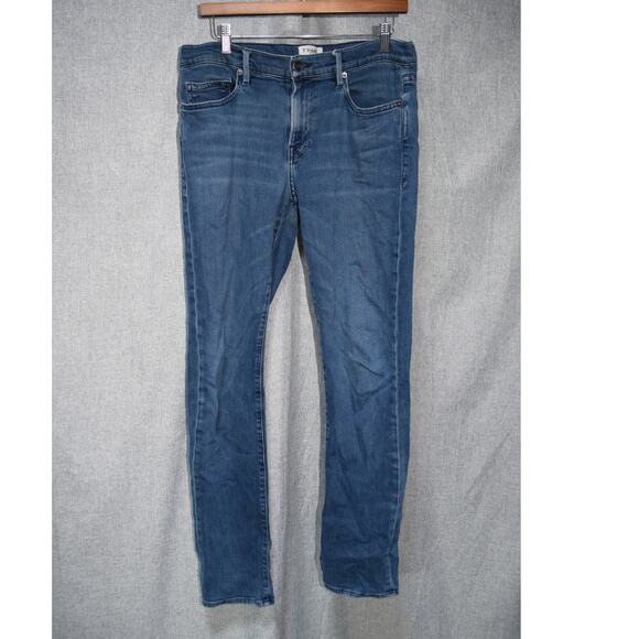 FRAME Denim L'Homme Slim Jeans Medium Wash Mens 32 - Picture 1 of 2